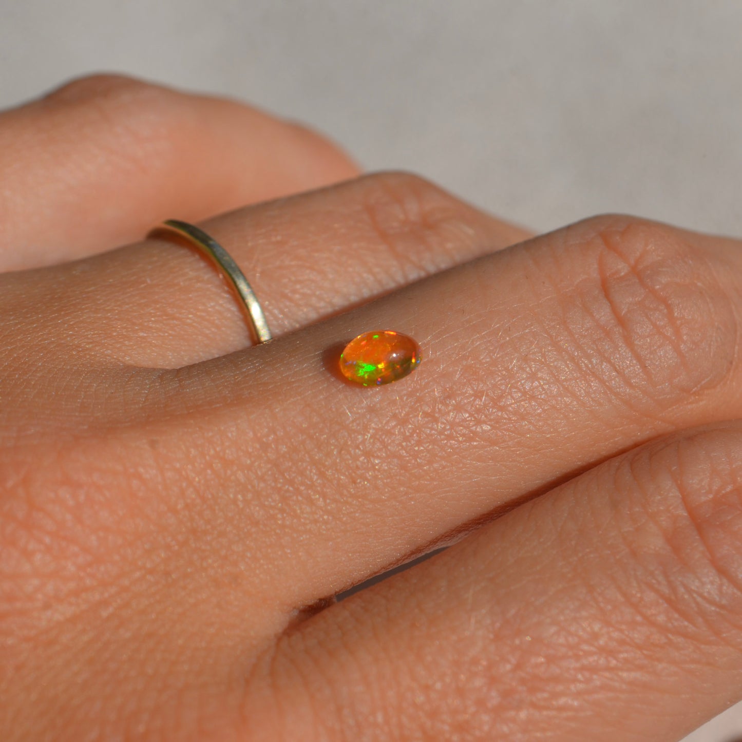 Ópalo Mexicano Anillo Personalizable