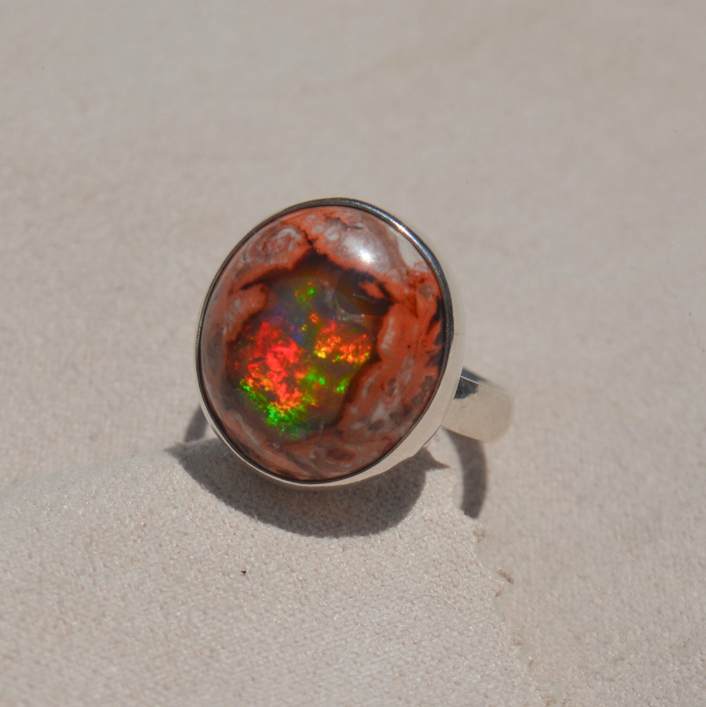 Anillo de Ópalo de mexicano