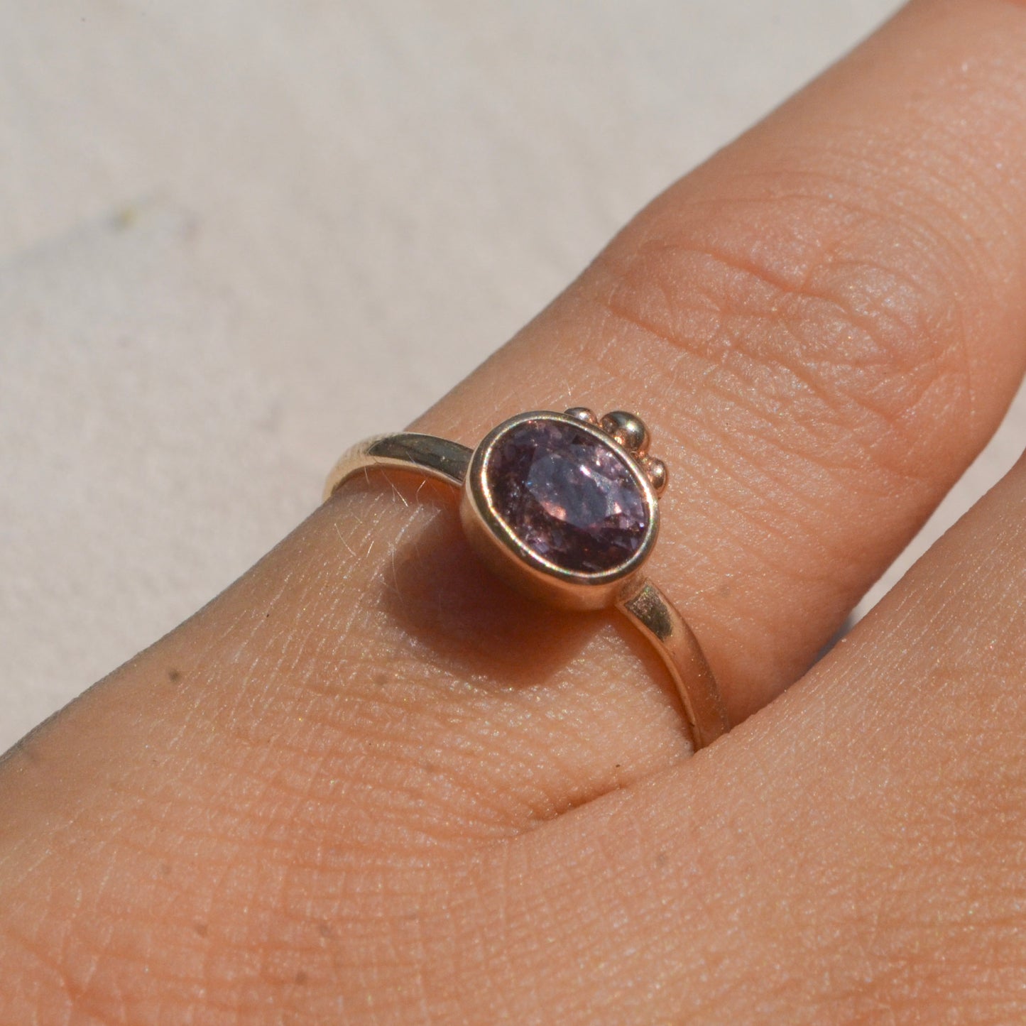 Anillo de Zirkon en Oro