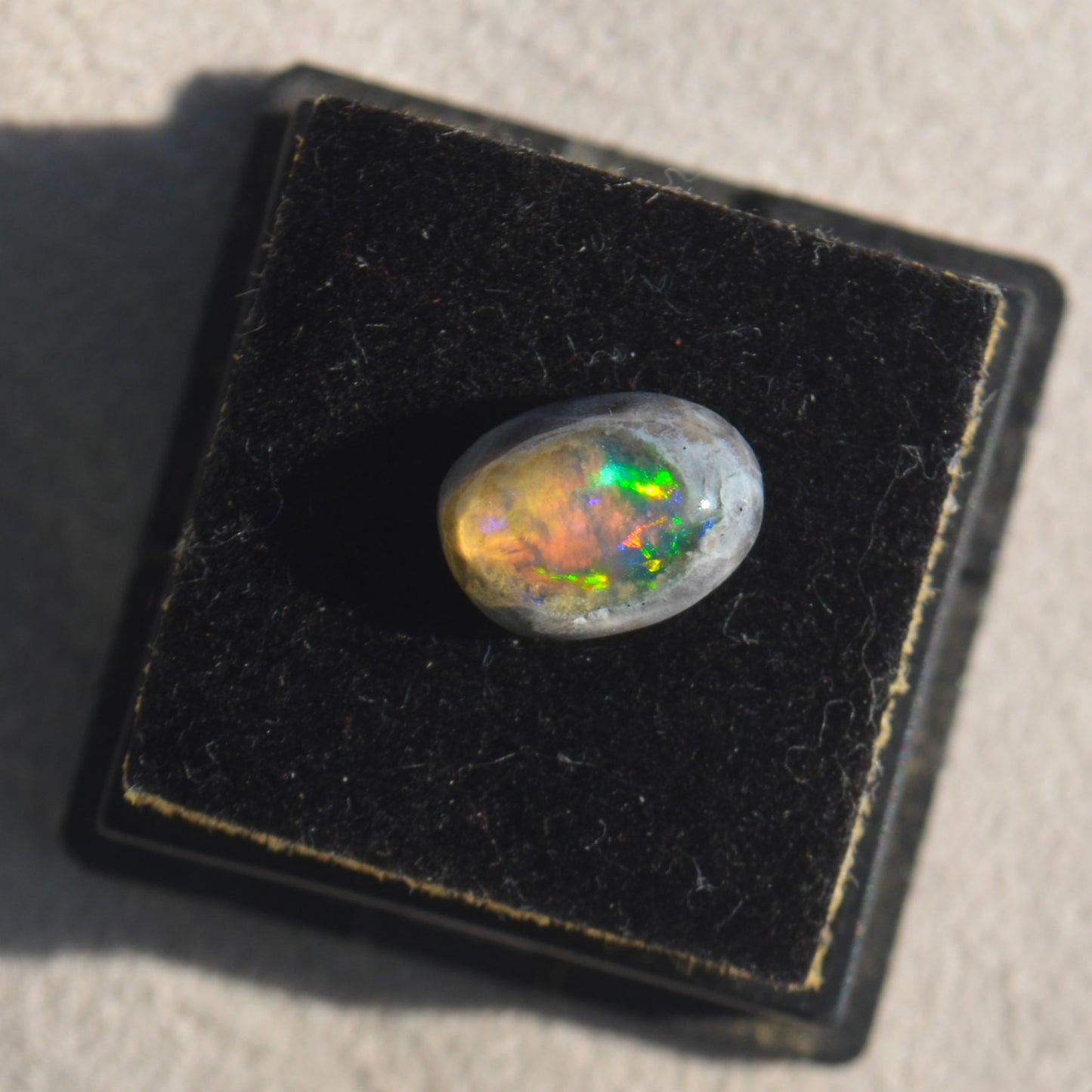 Ópalo Mexicano Anillo Personalizable