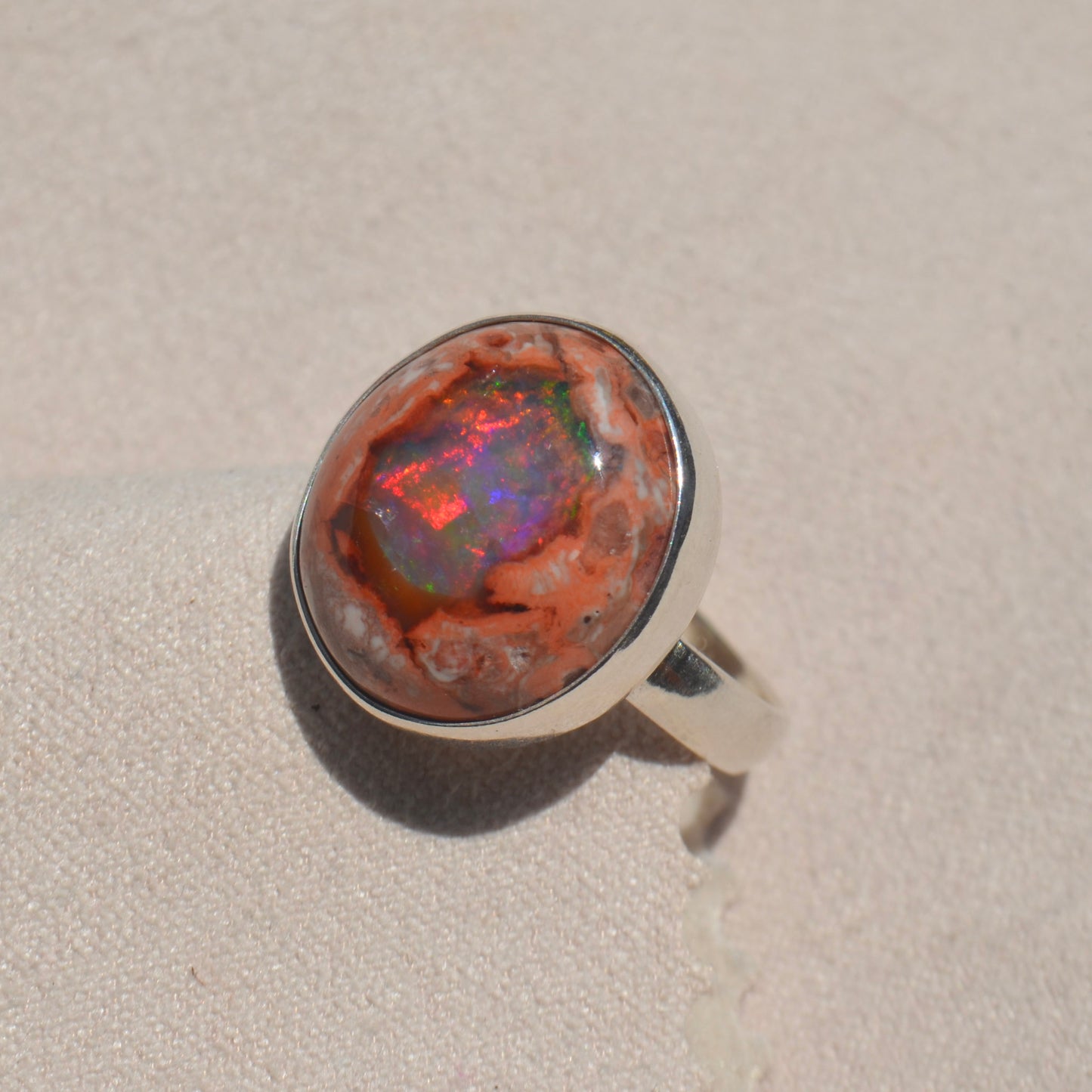 Anillo de Ópalo de mexicano