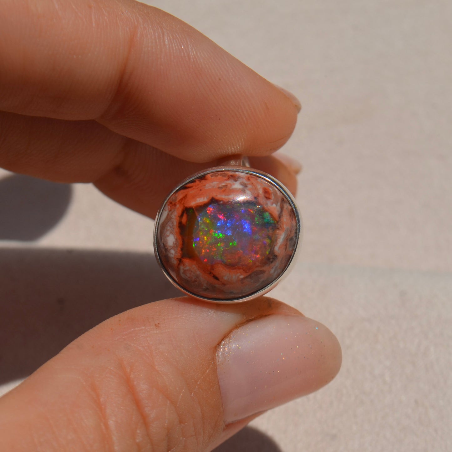 Anillo de Ópalo de mexicano