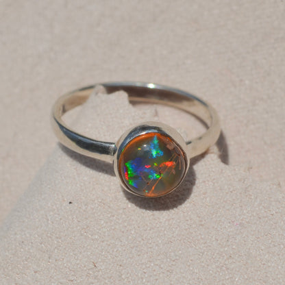 Anillo de Ópalo de mexicano