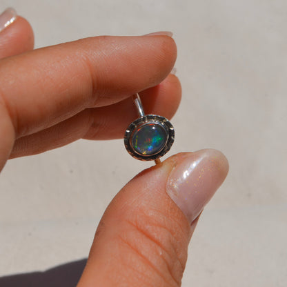Anillo Diseño Aura de Ópalo Mexicano