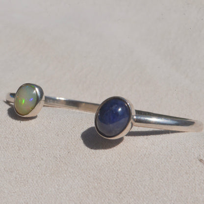 Brazalete De Ópalo y Zafiro