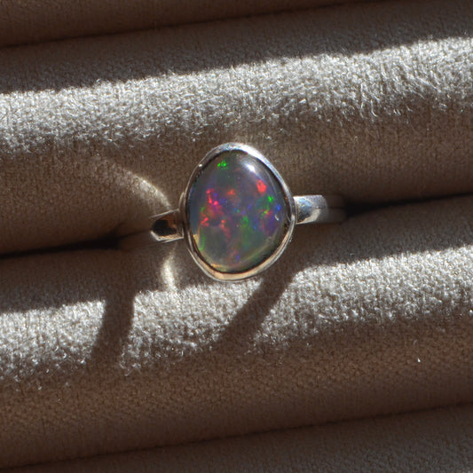 Anillo ESENCIA con Opalo mexicano
