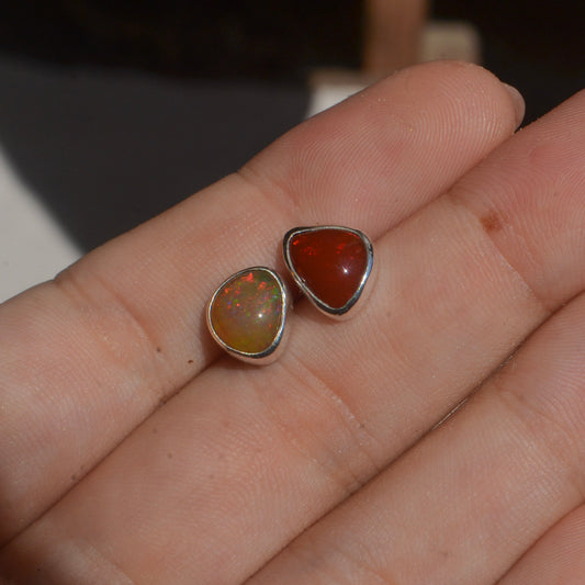 Aretes LIGERA Opalo de fuego