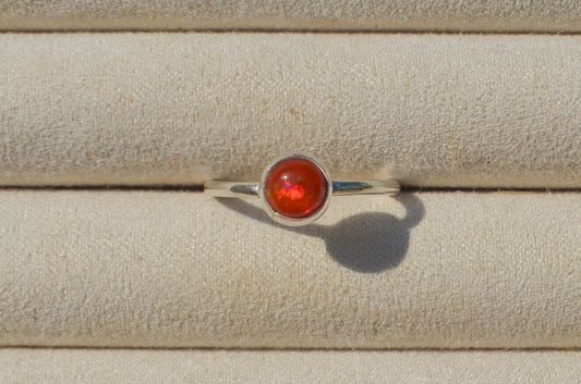 Anillo LIGERA con Opalo de Fuego