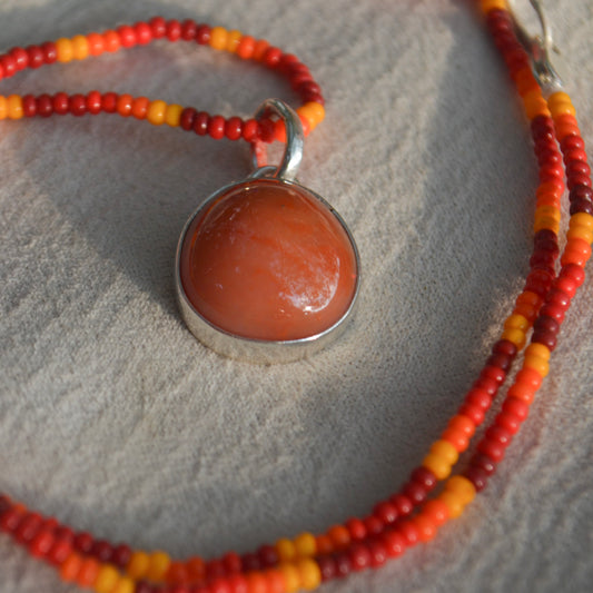 Collar Opalo con Chaquira