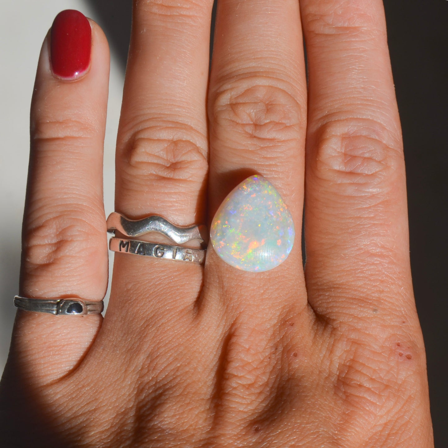 Opalo australiano para anillo o dije personalizado